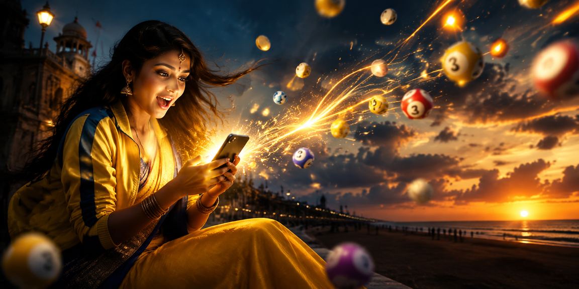 Mobile phone showing sports betting app interface in India